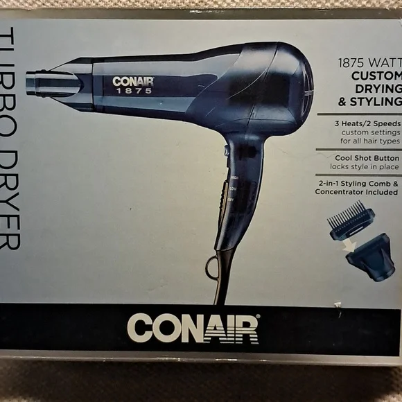 Conair Blue Turbo Dryer - Picture 2 of 4